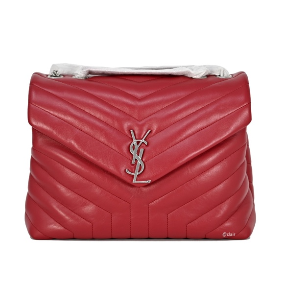 Saint Laurent Handbags - Saint Laurent Medium Monogram Loulou Leather Bag